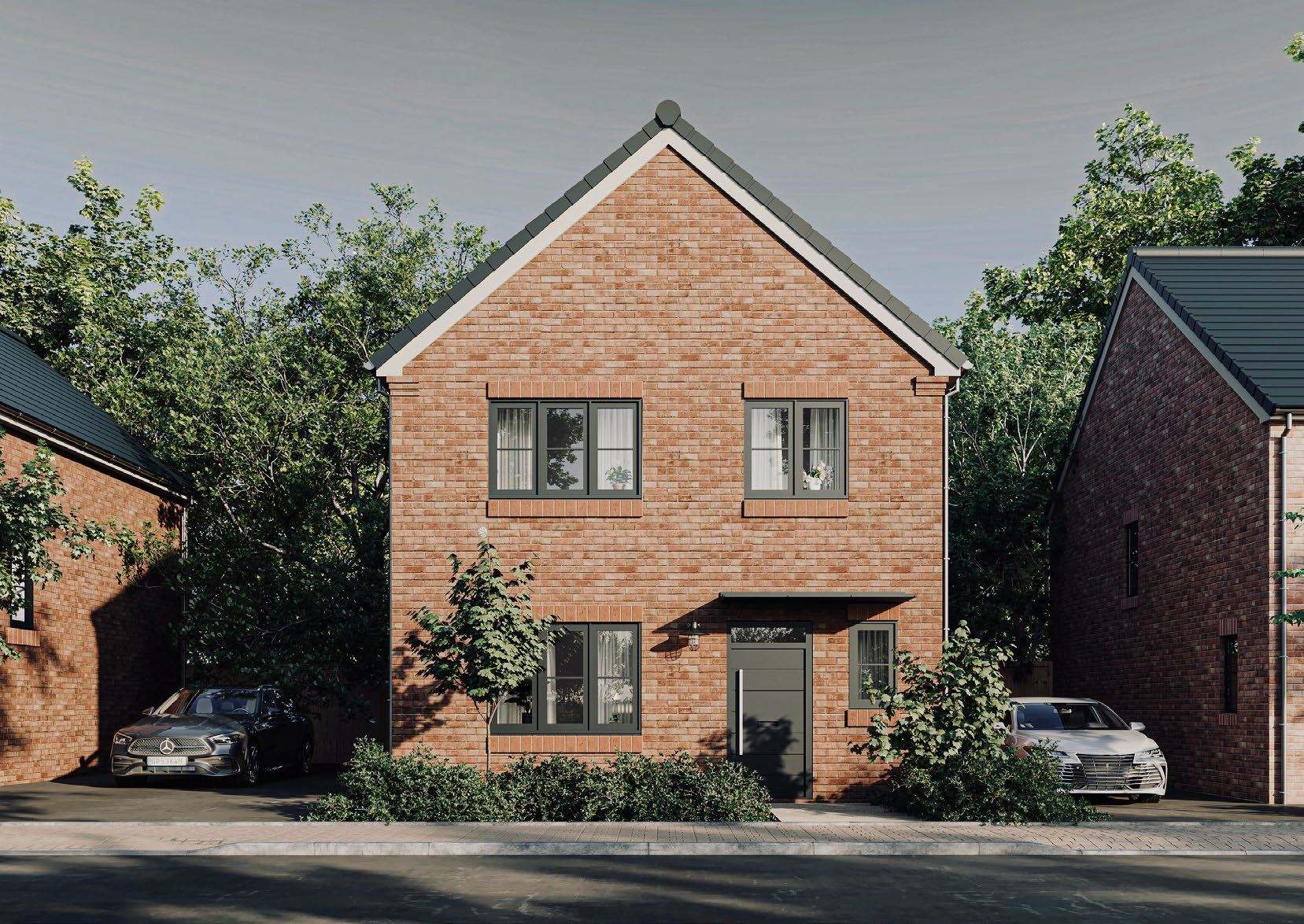Georgian Square detached home exterior